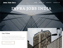 Tablet Screenshot of infrajobsindia.com